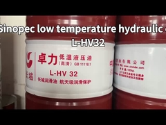Sinopec 200L L-HV Hydraulische olie bij lage temperatuur in hoge druk hydraulische systemen